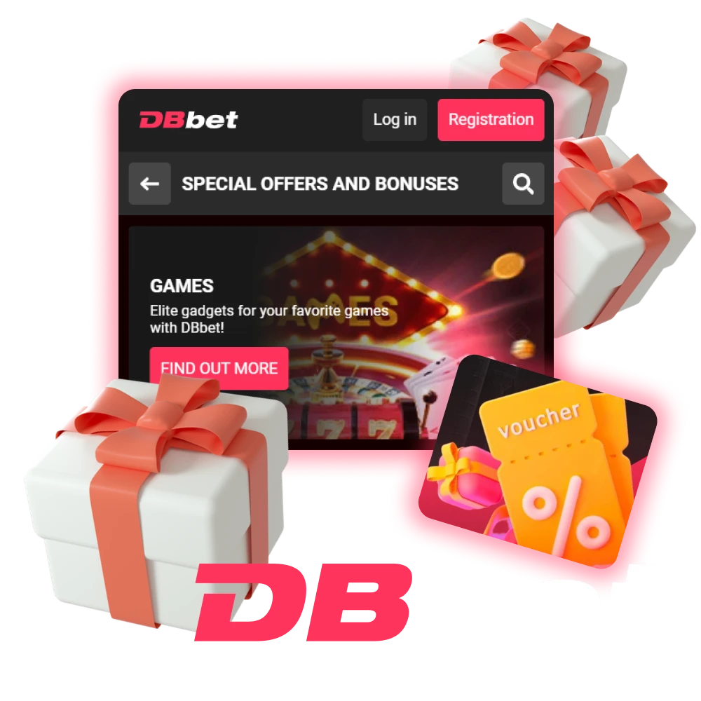 Check out all the bonuses and special offers at DBbet.