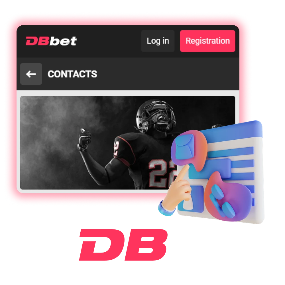 Contact DBbet to resolve your questions.