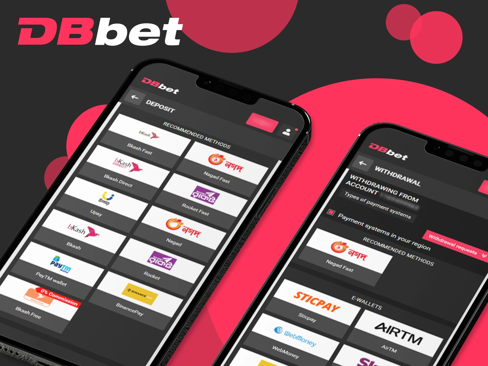 DBbet has fast deposits and withdrawals.