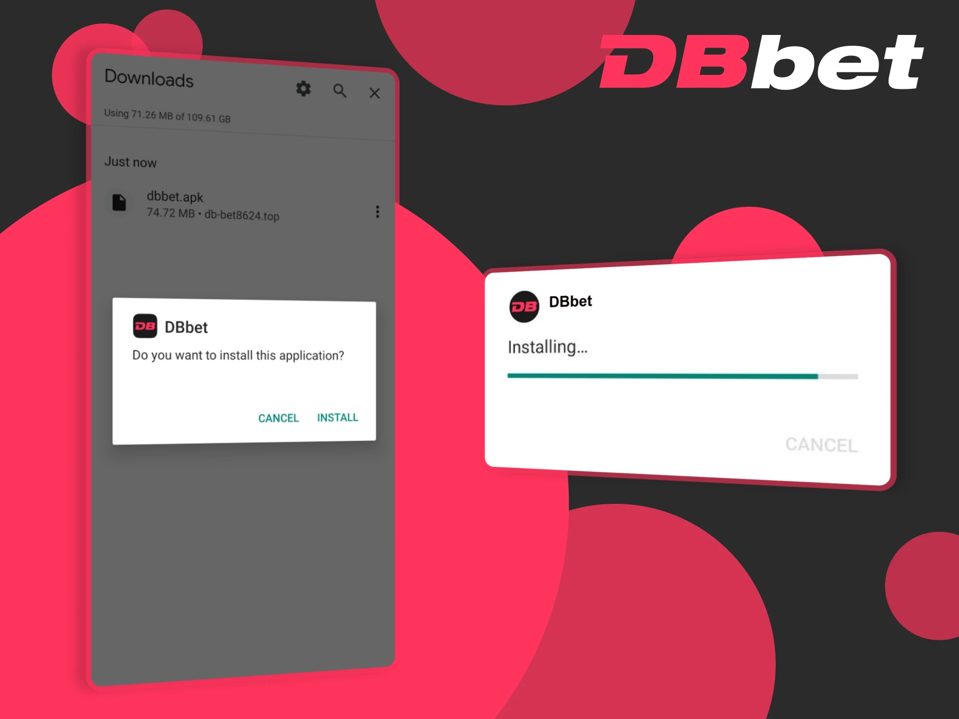 Find out how to install the DBbet app on your mobile device.