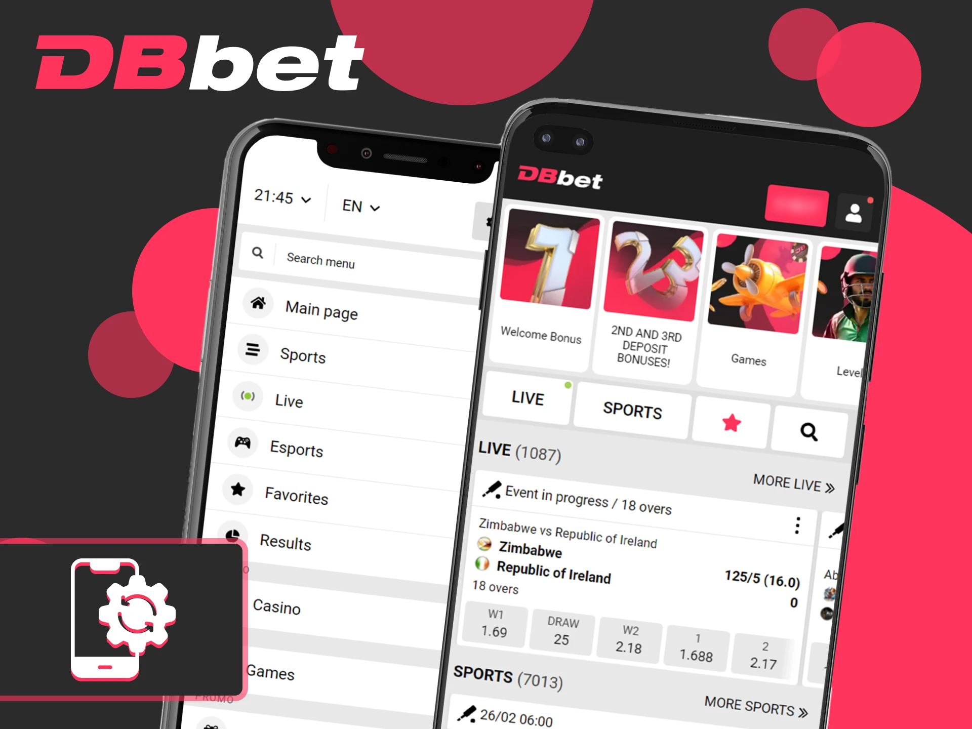 Update your DBbet app to the latest version using this guide.