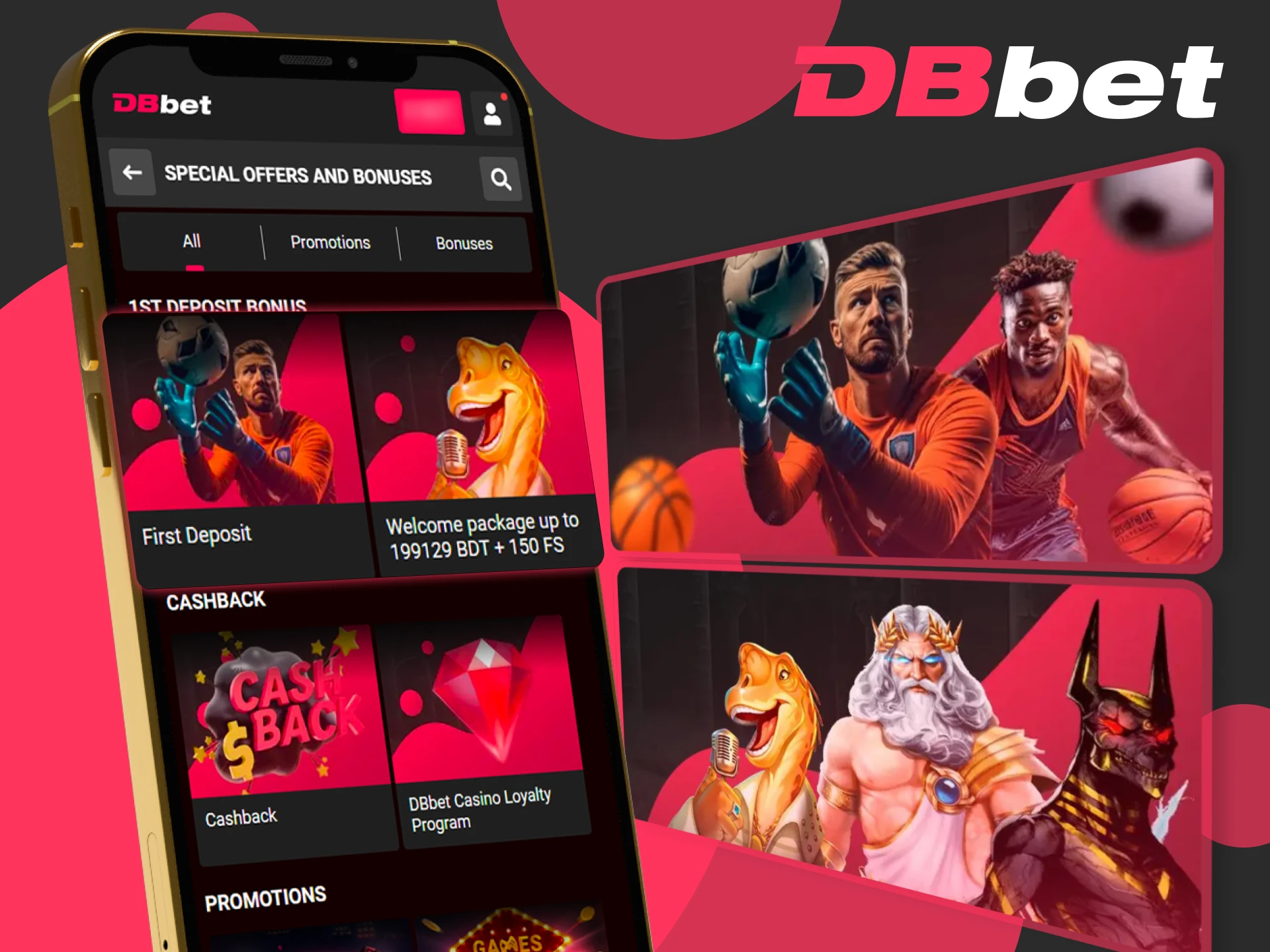 To win big, take advantage of one of the DBbet welcome bonuses.