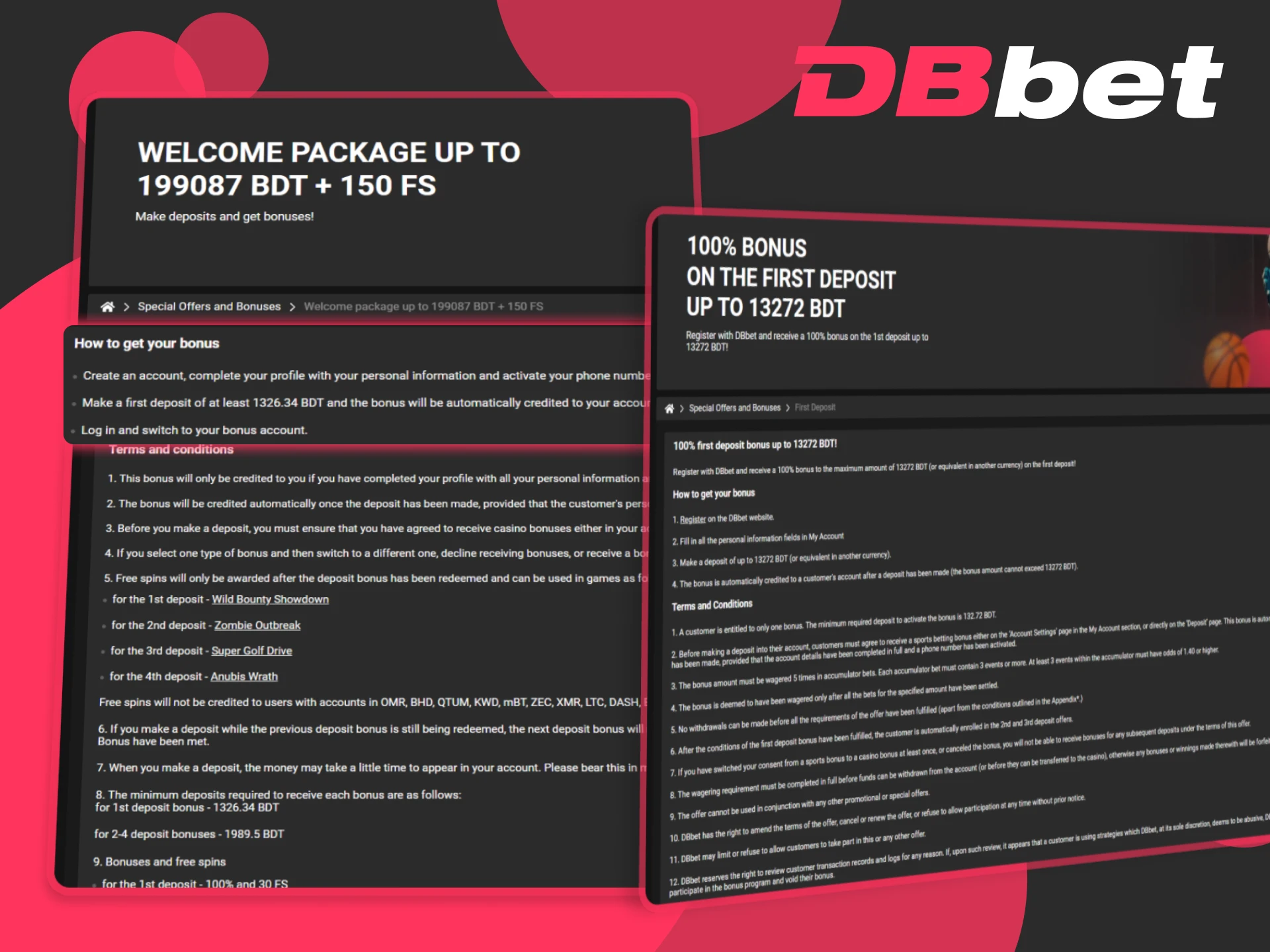 Here is a guide on how to claim the DBbet bonus.