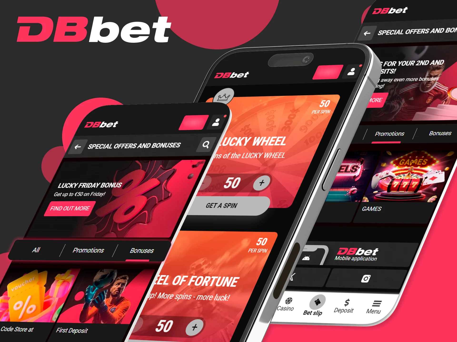 DBbet offers not only welcome bonuses, but many others as well.